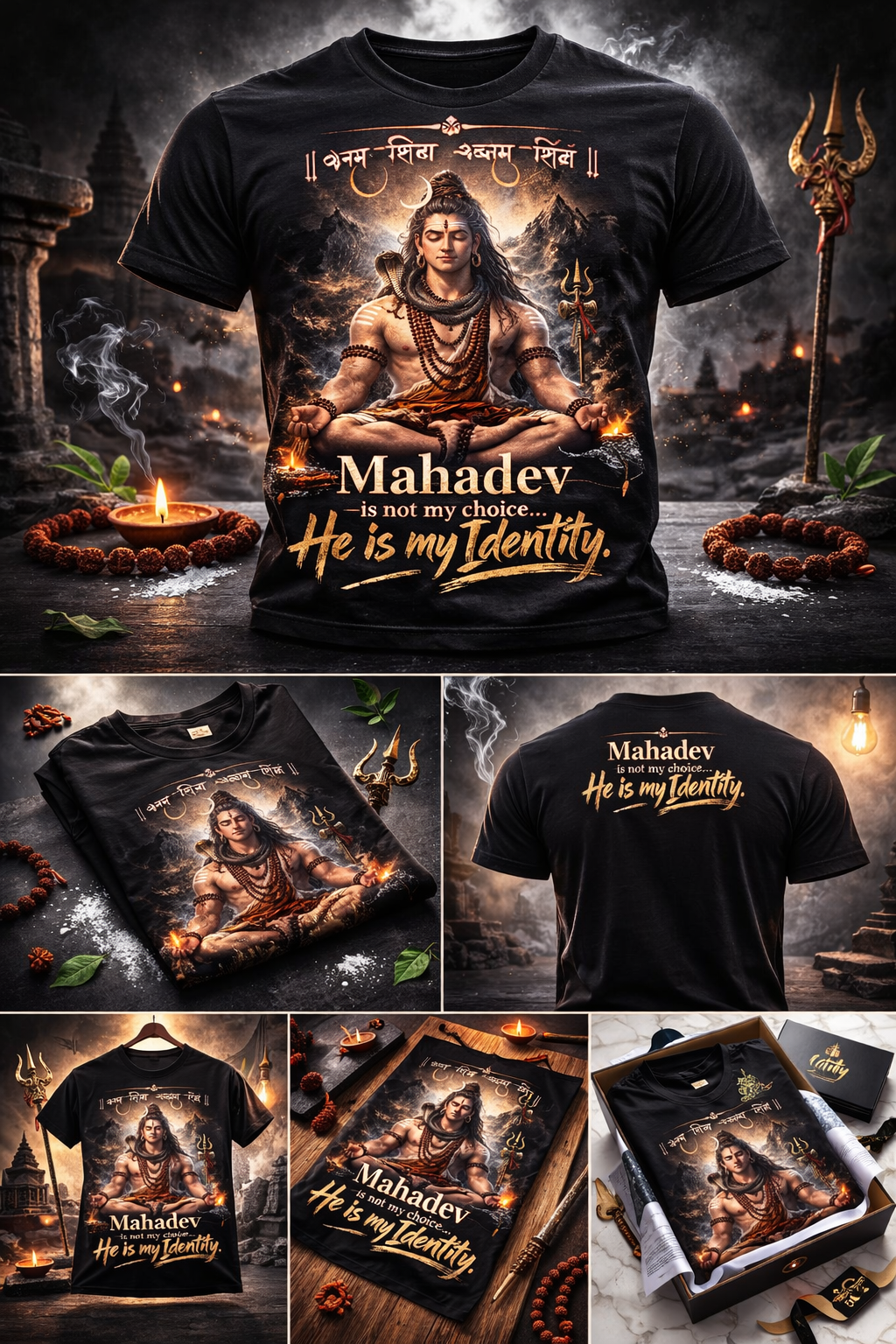 Mahadev Identity Premium T-Shirt – Spiritual Power Edition”